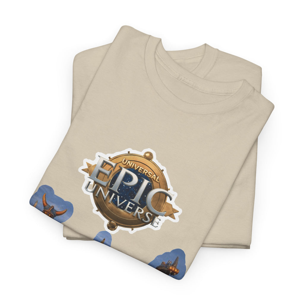 Epic Universe Theme Park T‑Shirt — Iconic Entrance Graphic Tee