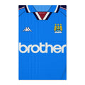 Manchester City Retro Jersey Tea Towel – Blue Waffle Double-Sided Kitchen Towel
