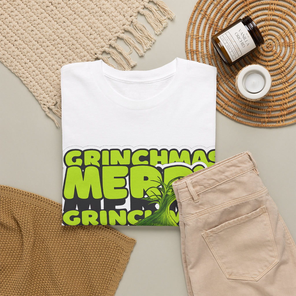 Grinchmas Merry Grinch Christmas Cotton T-Shirt / Tee