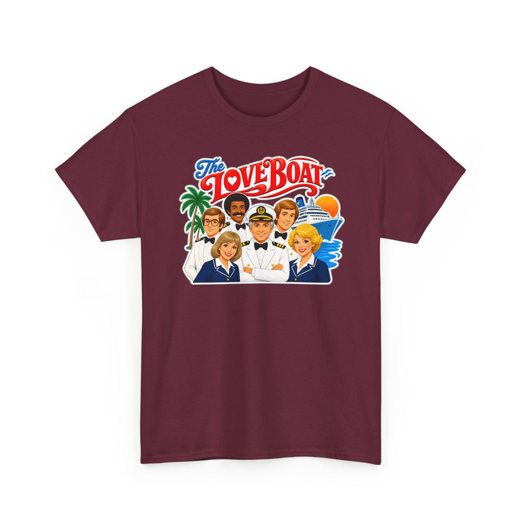 The Love Boat Crew Cotton T-Shirt — Retro TV Cruise Logo Tee