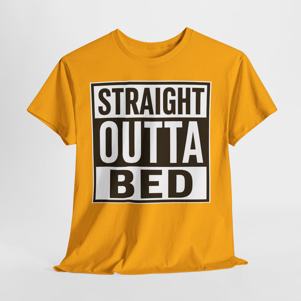 Straight Outta Bed T-Shirt — Funny Morning Graphic Tee