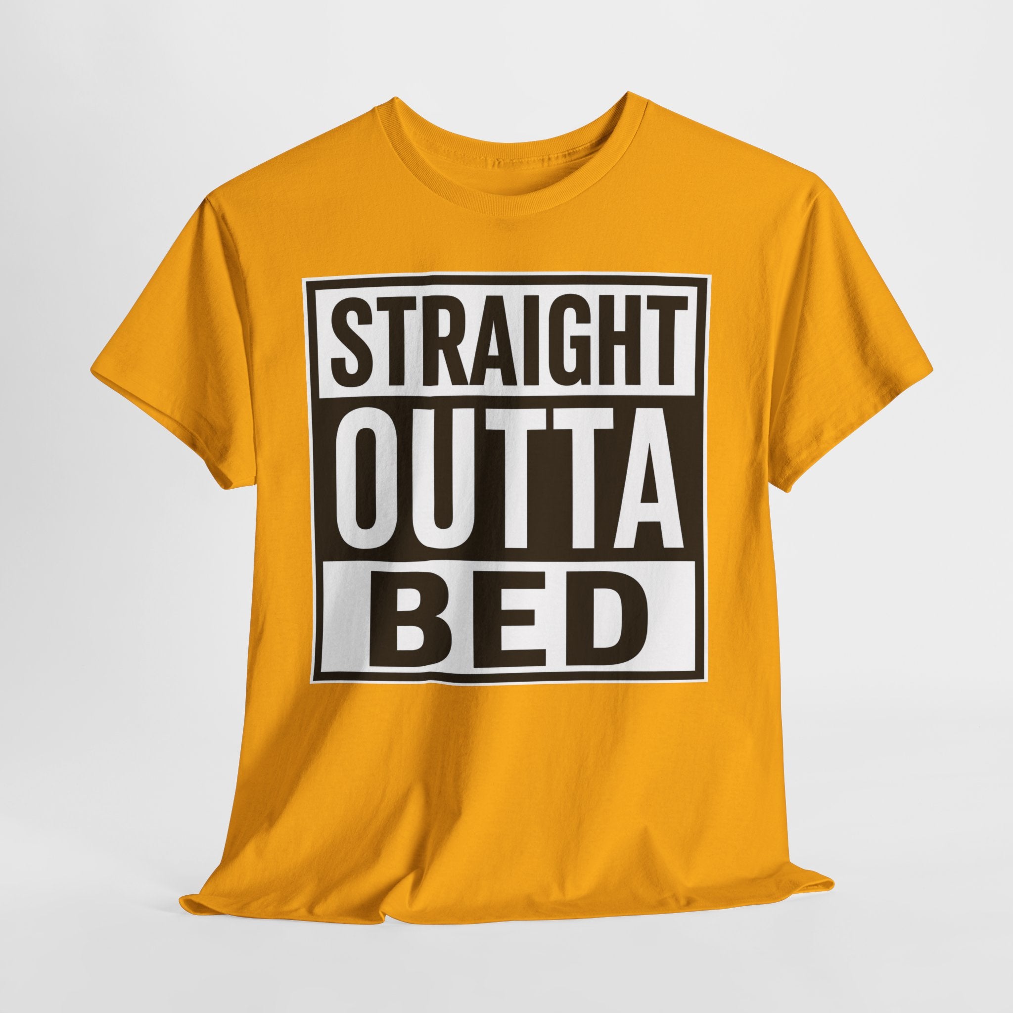 Straight Outta Bed T-Shirt — Funny Morning Graphic Tee