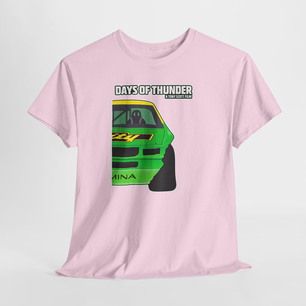 Days of Thunder Racing Car T‑Shirt — Retro Green Muscle Car Tee