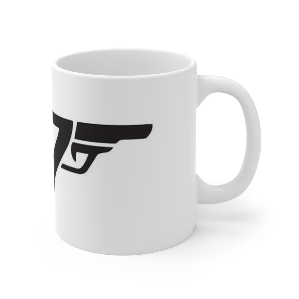 007 Logo Ceramic Coffee Mug — Spy Movie Fan Gift (11oz & 15oz)