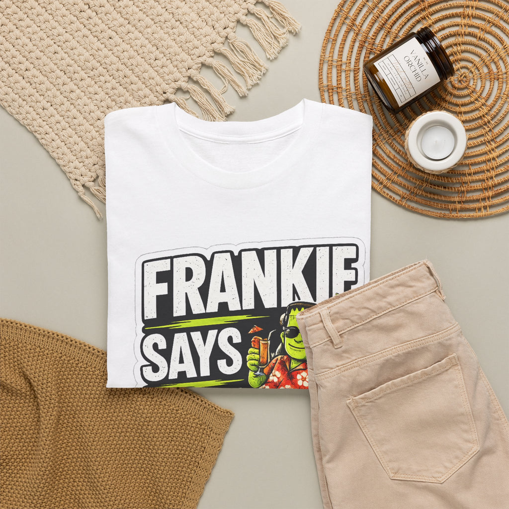 Frankie Says Relax Funny Graphic Cotton T-Shirt