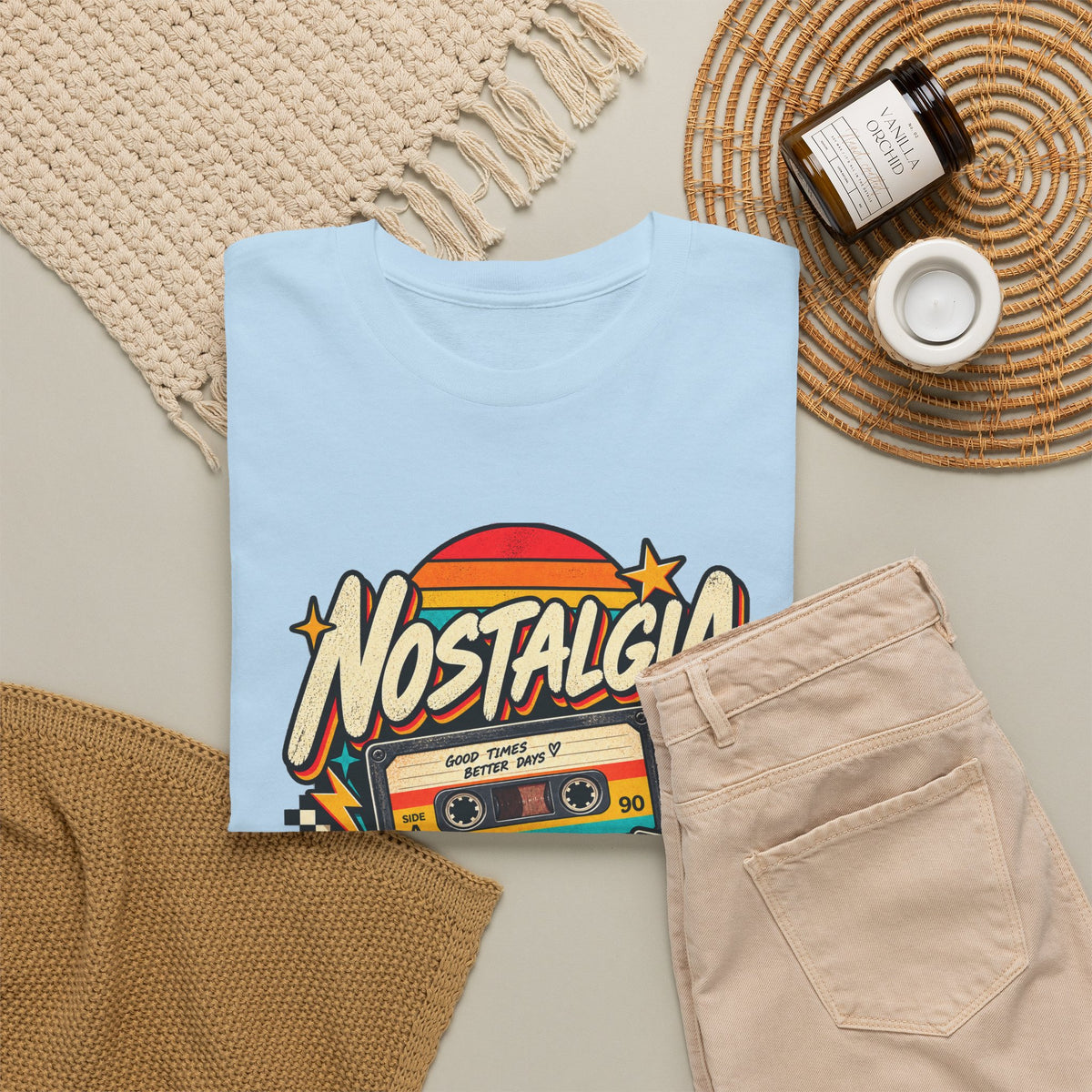 Nostalgia Never Gets Old Unisex Heavy Cotton Tee