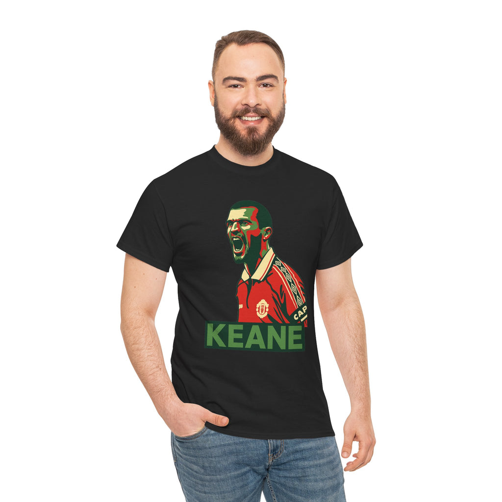 Roy Keane Retro Soccer Tee - Iconic Football Legend Graphic Shirt