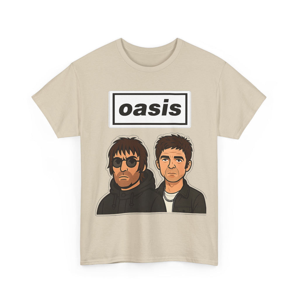 Oasis Inspired Unofficial Band Logo Tee — 'oasis' Graphic T-Shirt
