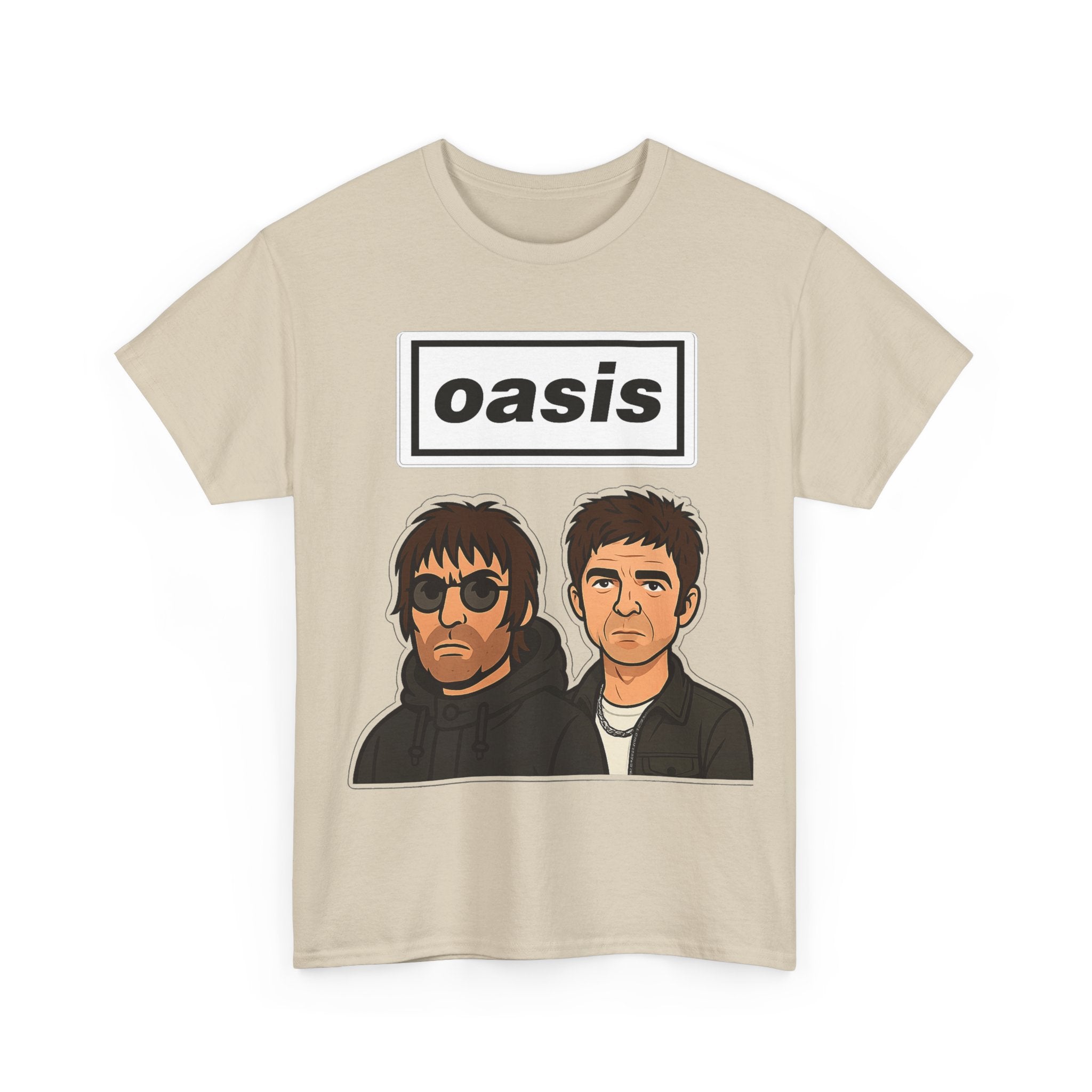 Oasis Inspired Unofficial Band Logo Tee — 'oasis' Graphic T-Shirt