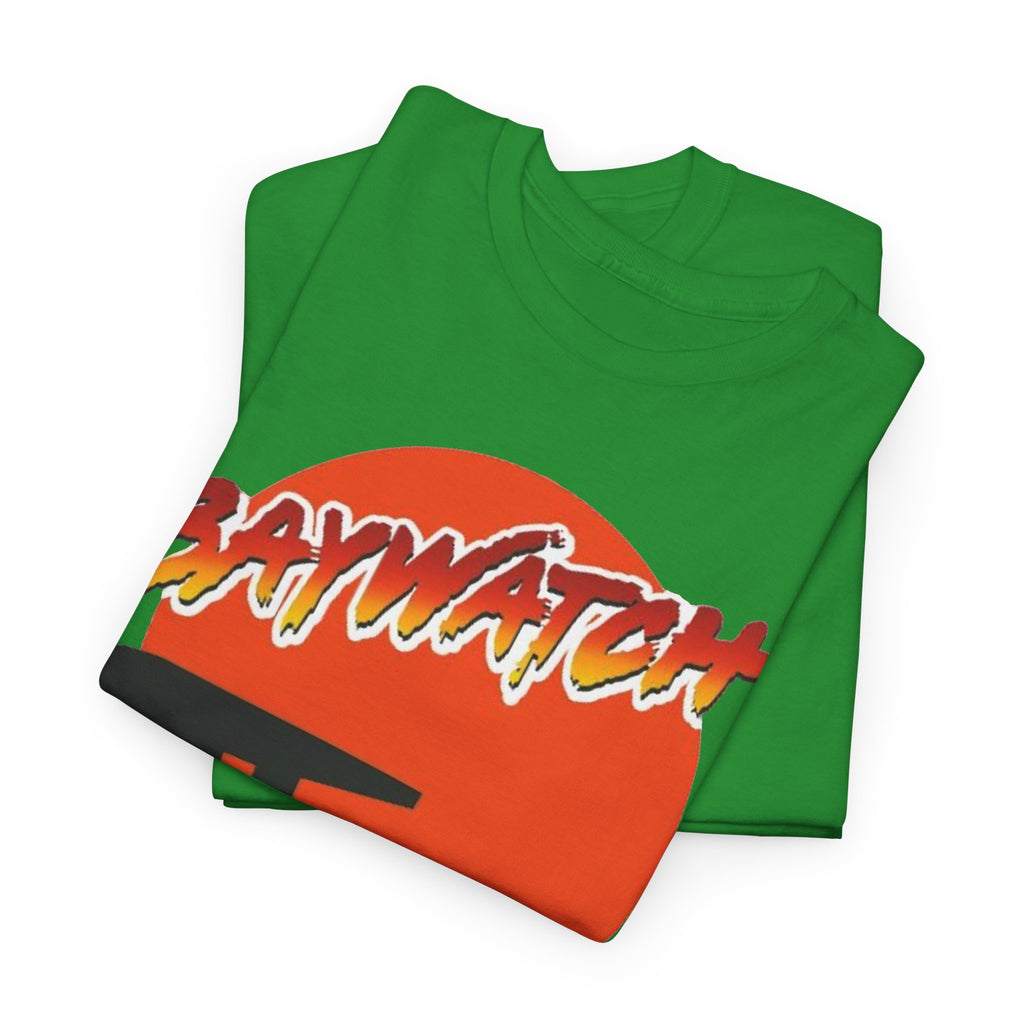 Baywatch Lifeguard Sunset Cotton T-Shirt