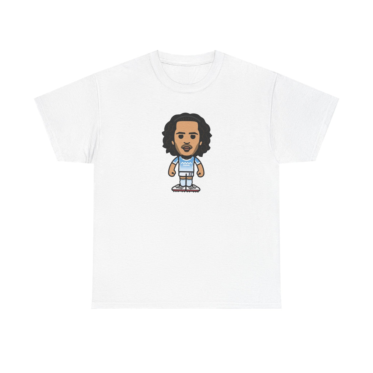 Ayyoub Bouaddi Manchester City Cartoon Character Cotton T-Shirt