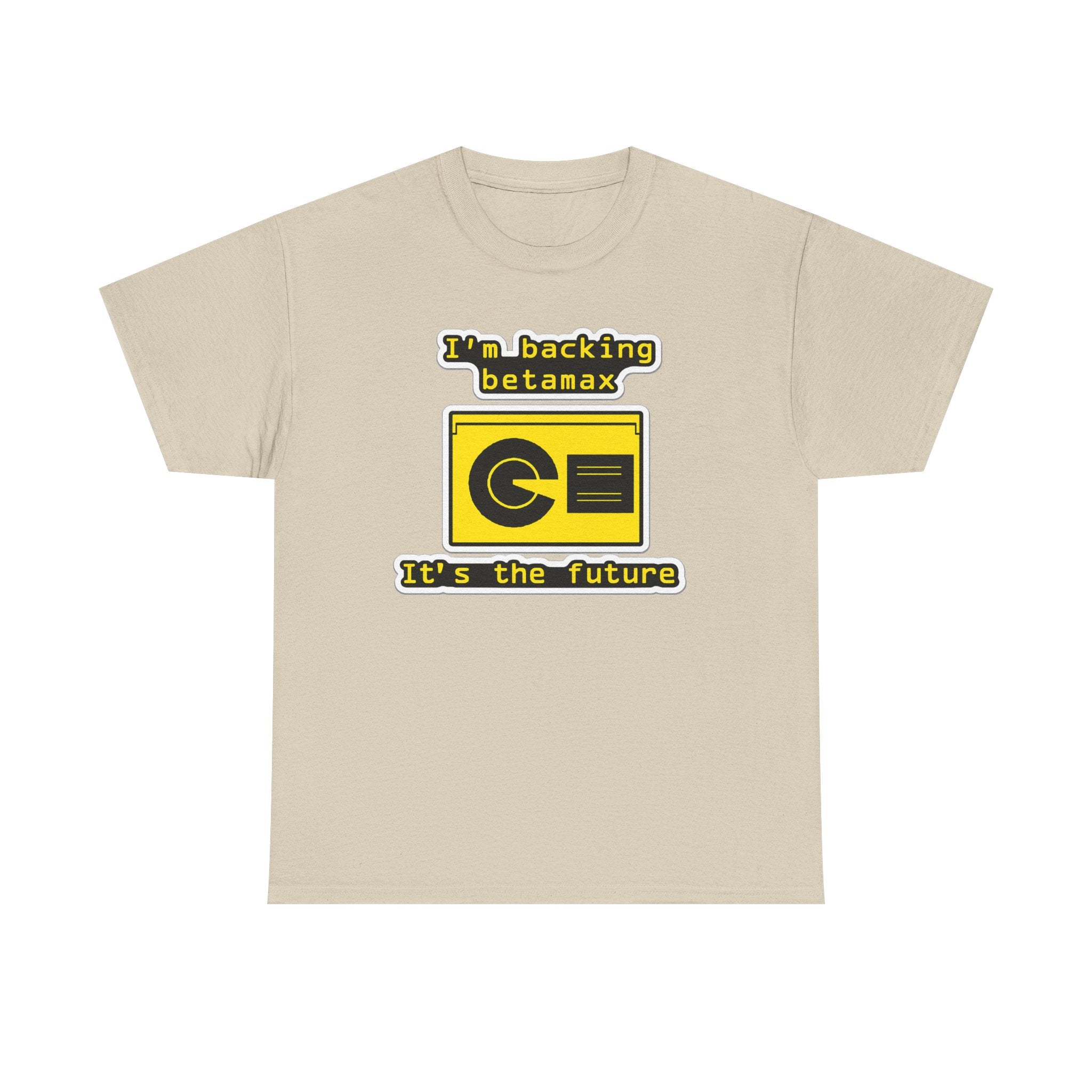 Betamax Retro Tee — "I’m backing betamax, it’s the future" Vintage Cassette T-Shirt