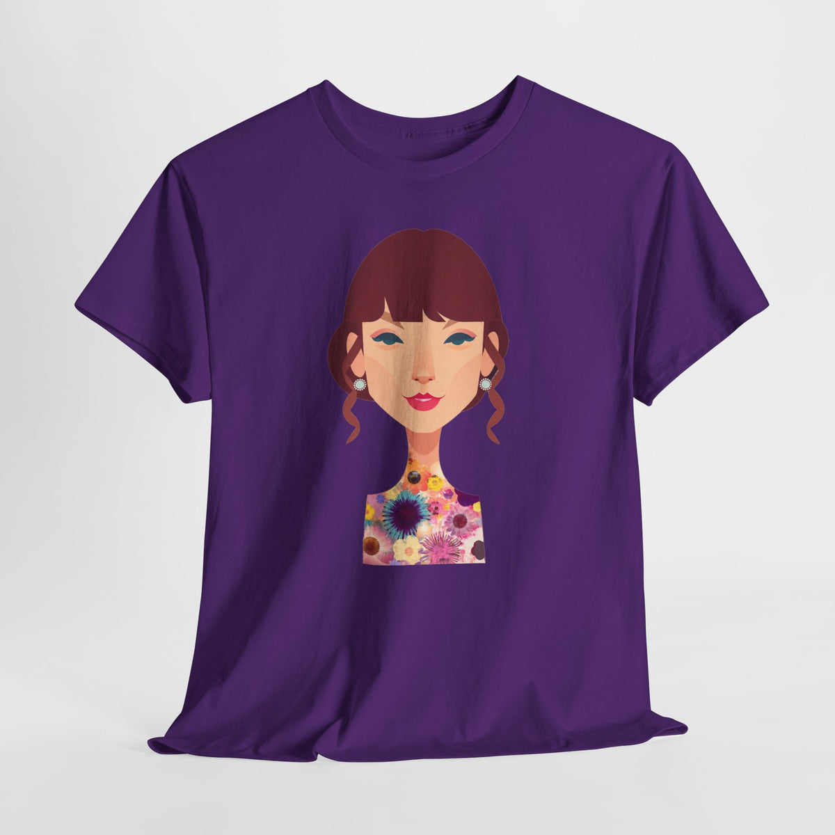 T Swift Illustration Cotton T-Shirt