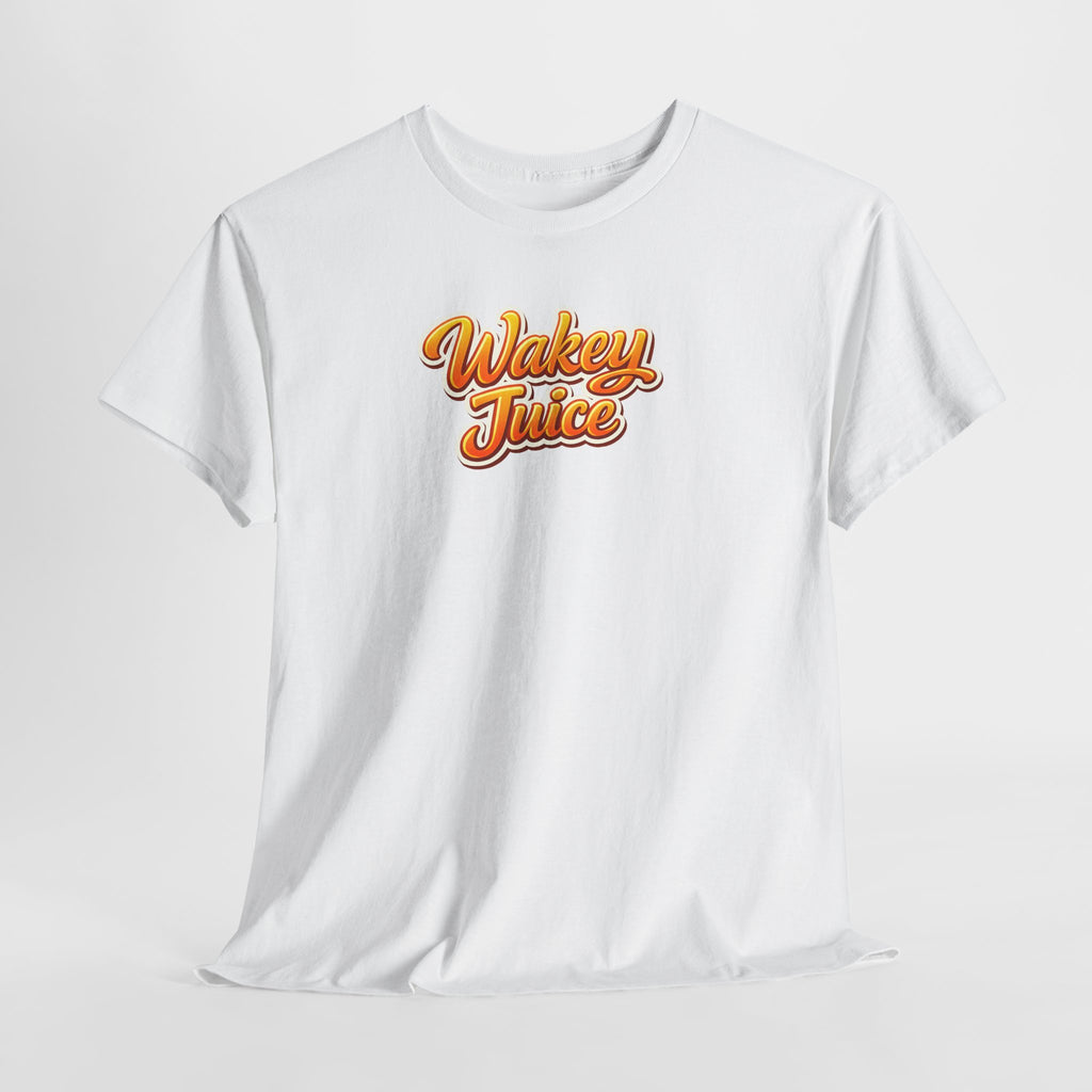 Wakey Juice T‑Shirt — Retro Orange Script Graphic Tee