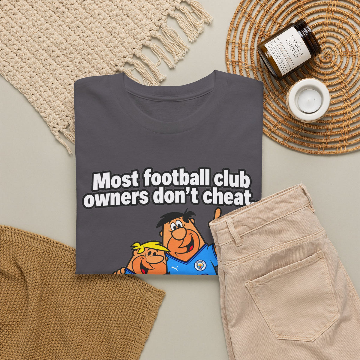 Manchester City Charges T‑Shirt — “Most Football Club Owners Don’t Cheat… but Abu Dhabi Dooo!”