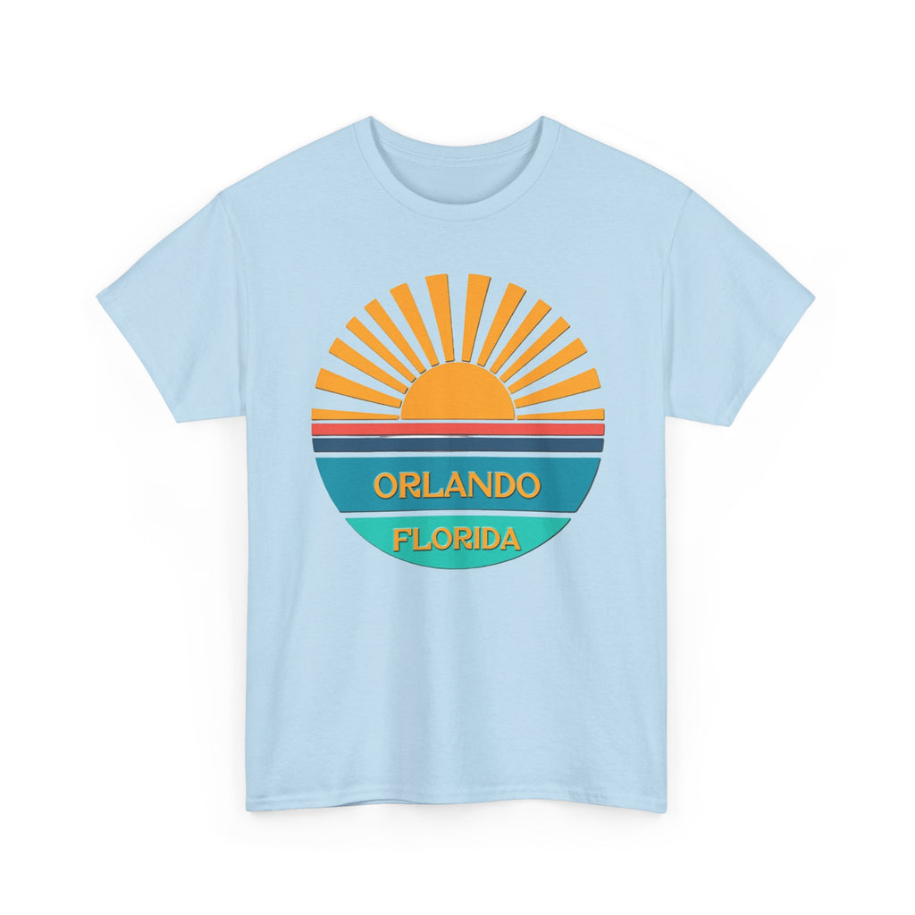 Orlando Florida Sunset T-Shirt – Retro Sunburst Vacation Tee