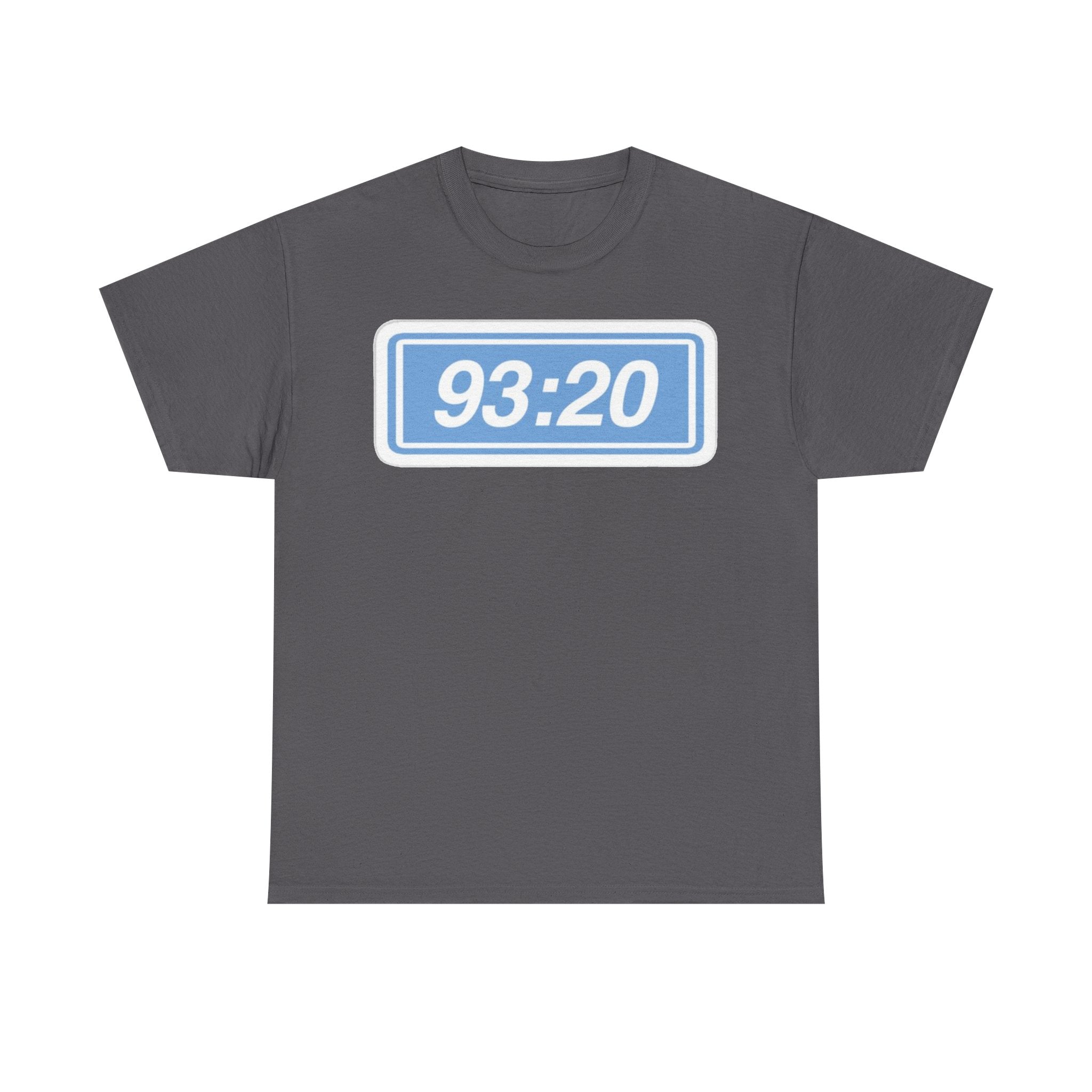 Manchester City 93:20 Tee — Minimal Retro Graphic T‑Shirt
