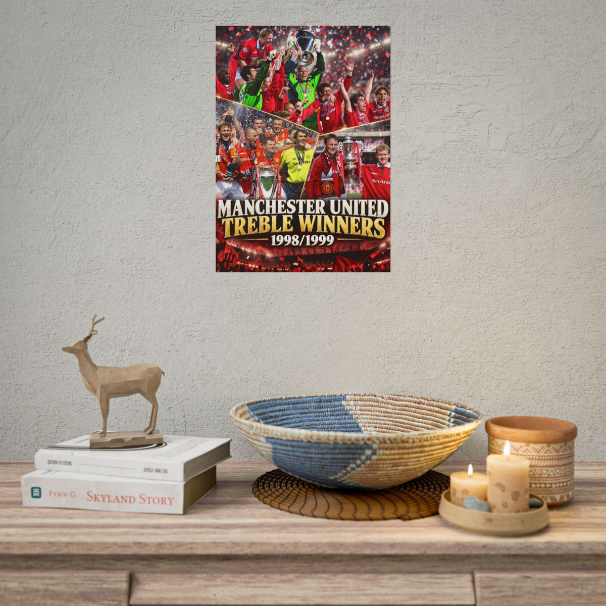 Manchester United Treble Winners 1998/1999 Poster