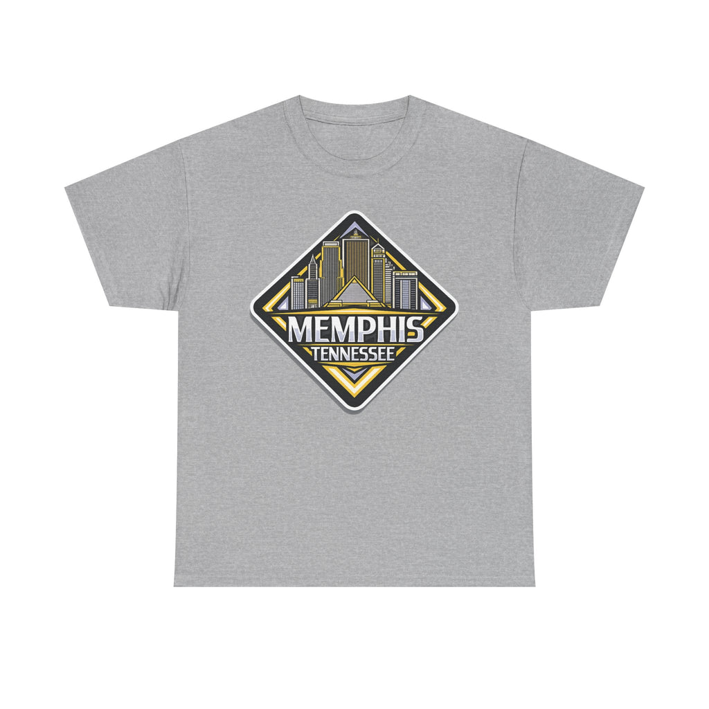 Memphis Tennessee Skyline T‑Shirt — Retro City Badge Tee