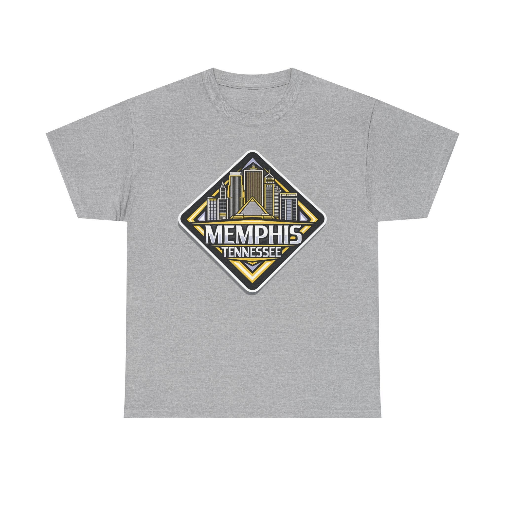 Memphis Tennessee Skyline T‑Shirt — Retro City Badge Tee