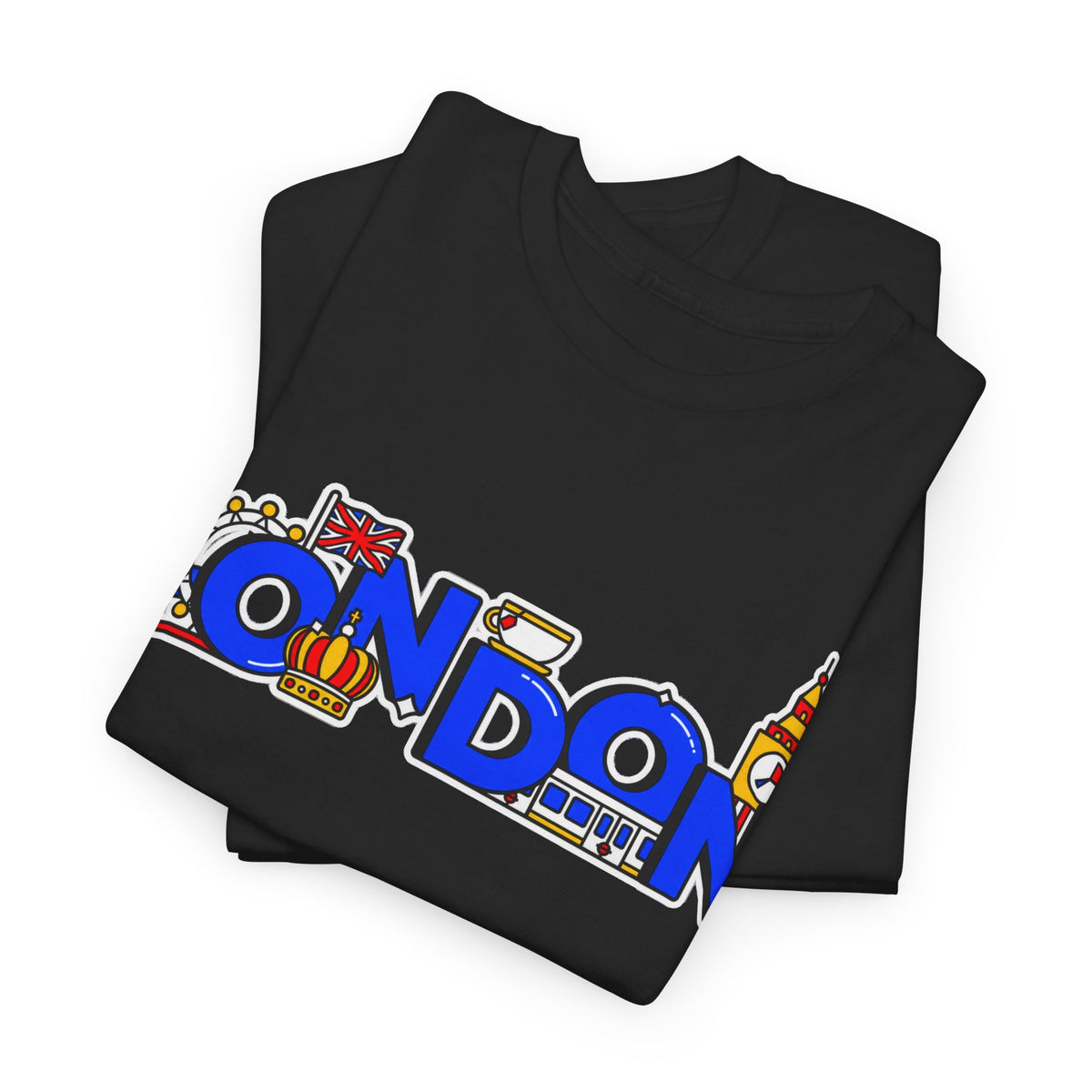 London Cityscape Tee — Illustrated London Landmarks Shirt
