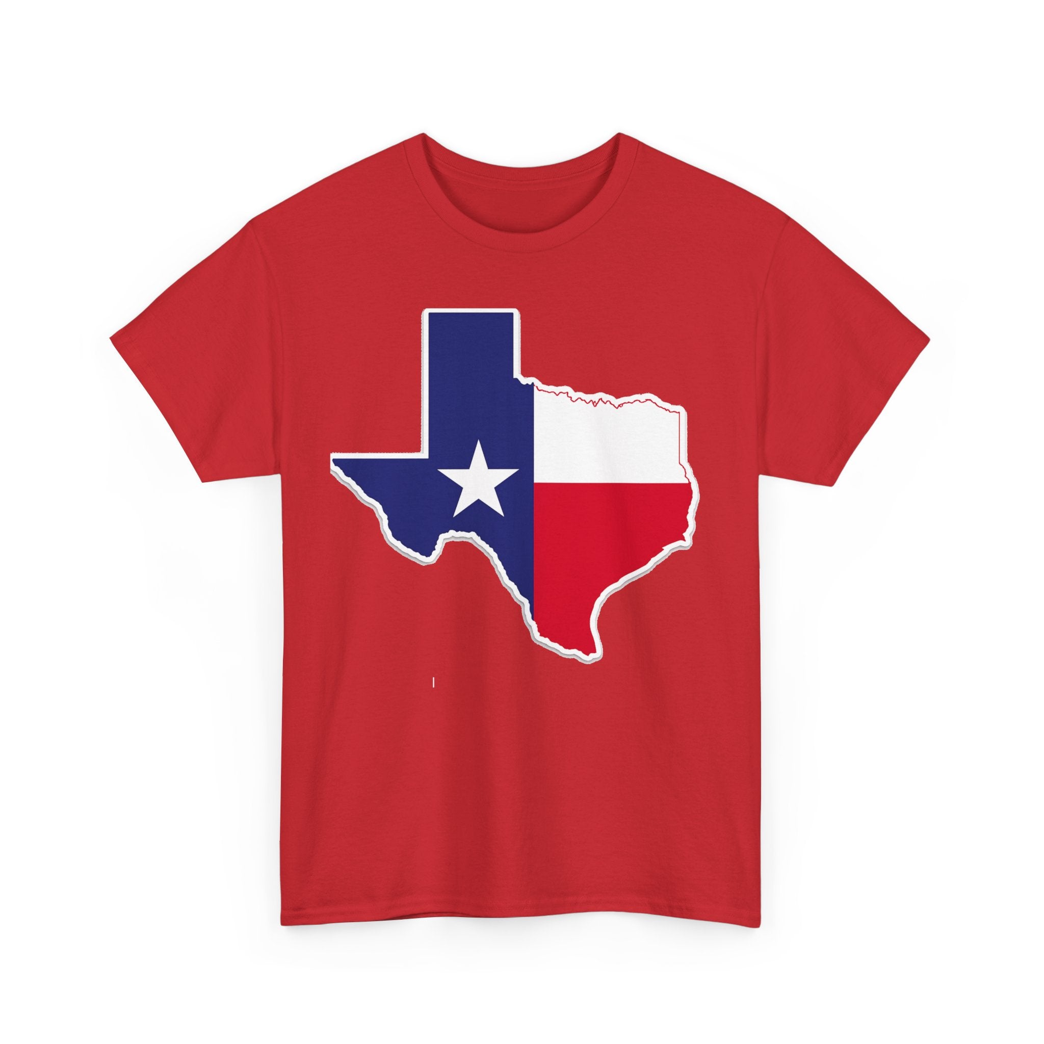 Texas Flag Outline T-Shirt — Lone Star State Pride Tee