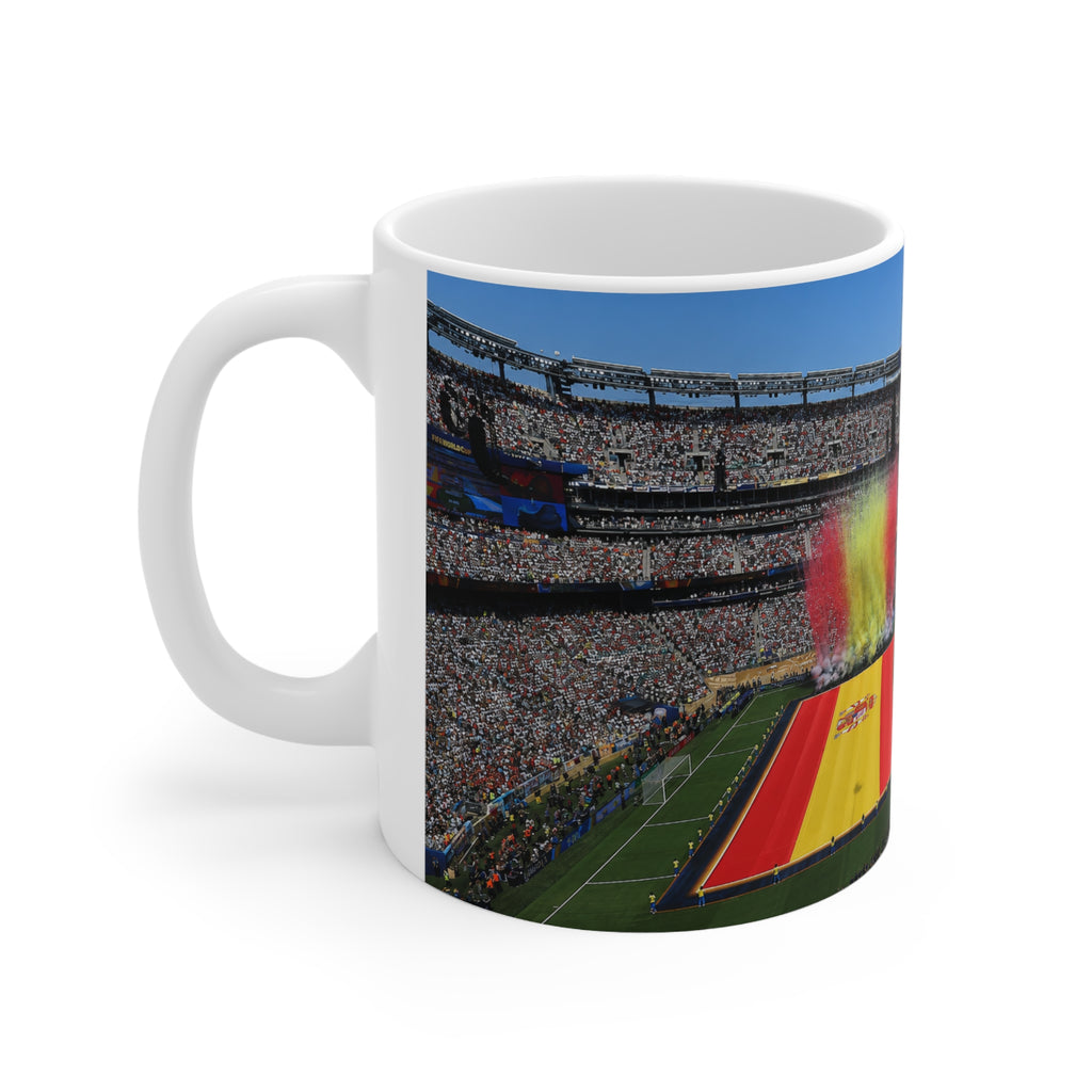 World Cup Final 2026 Stadium Ceramic Mug — National Flag Kickoff Design (11oz & 15oz)