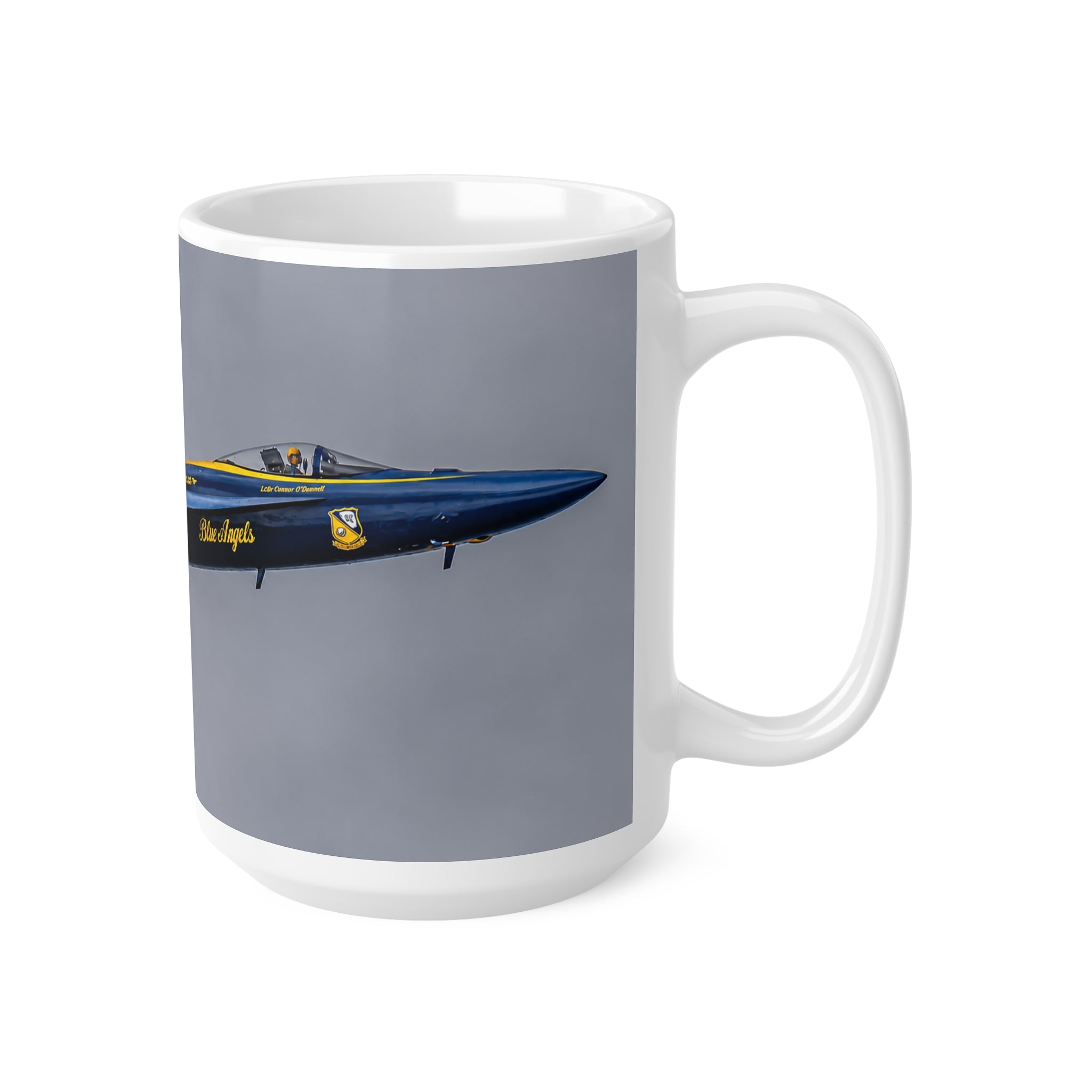 Blue Angels US Navy Jet Coffee Mug — Aviation Pilot Gift (11oz, 15oz)
