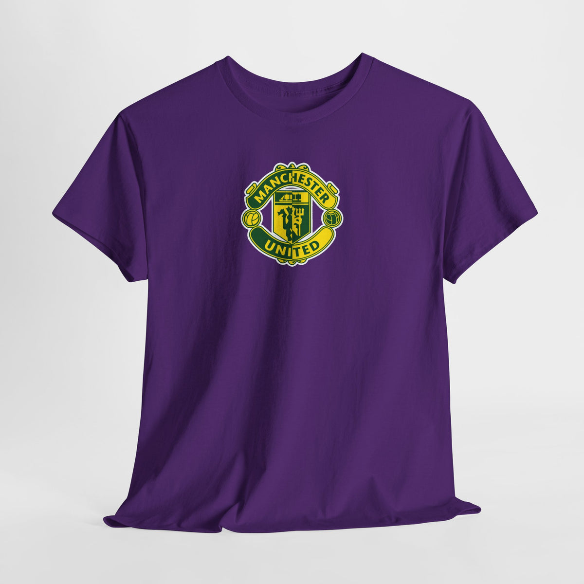 Manchester United Retro Crest Cotton T-Shirt