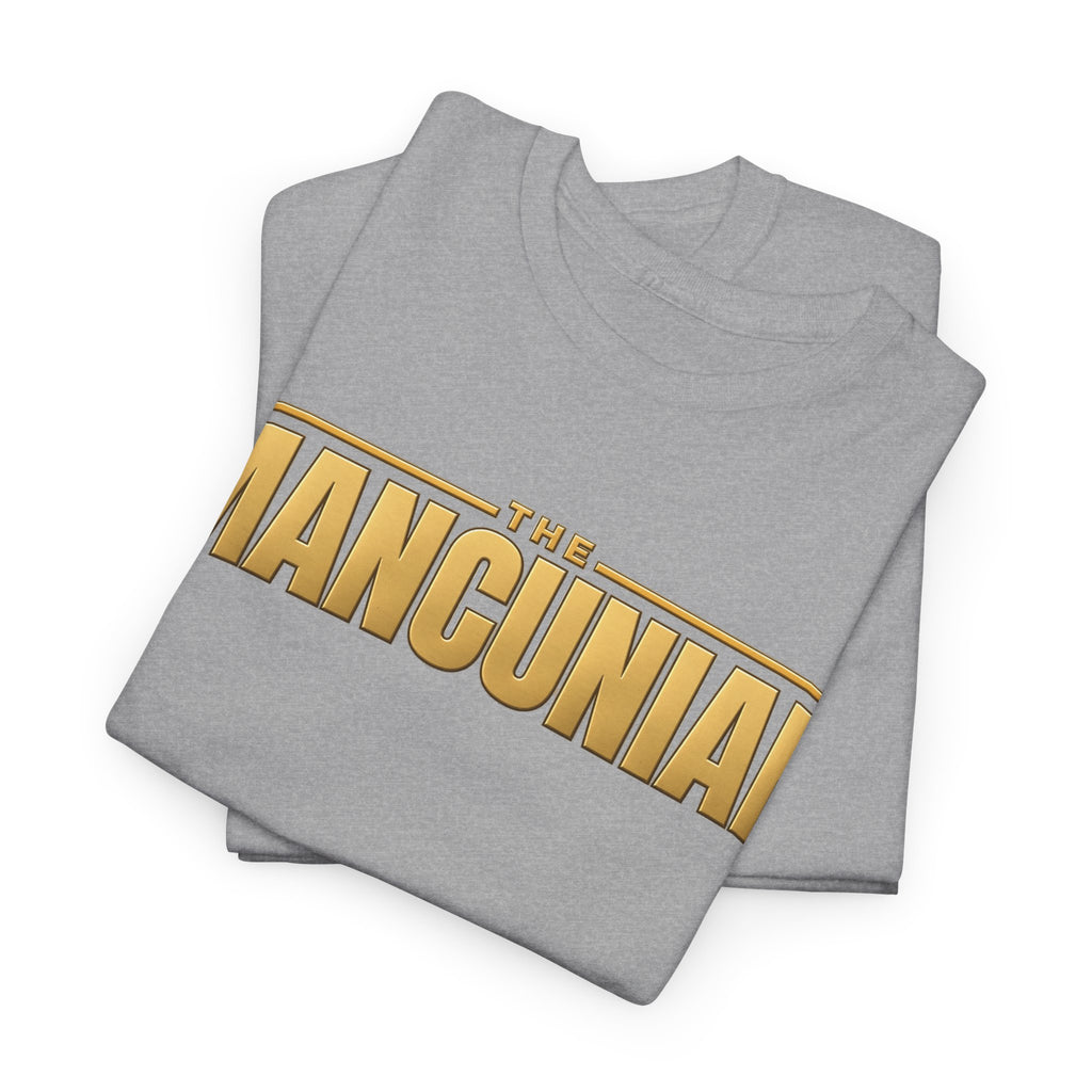 Mancunian Gold Logo Cotton T‑Shirt
