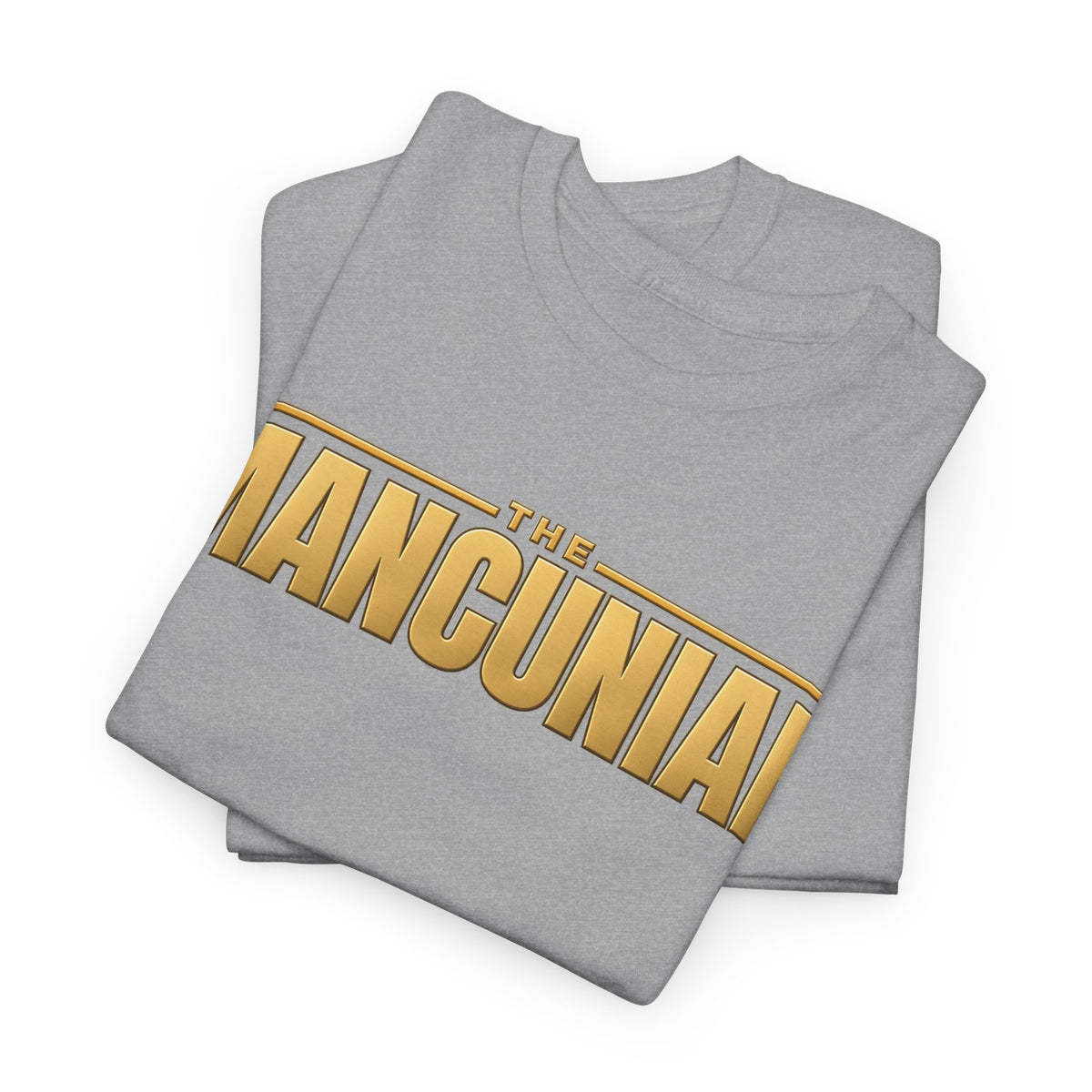 Mancunian Gold Logo Cotton T‑Shirt