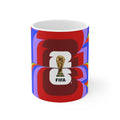 FIFA World Cup 2026 Trophy / Colorful Retro Logo Ceramic Mug — (11oz, 15oz)
