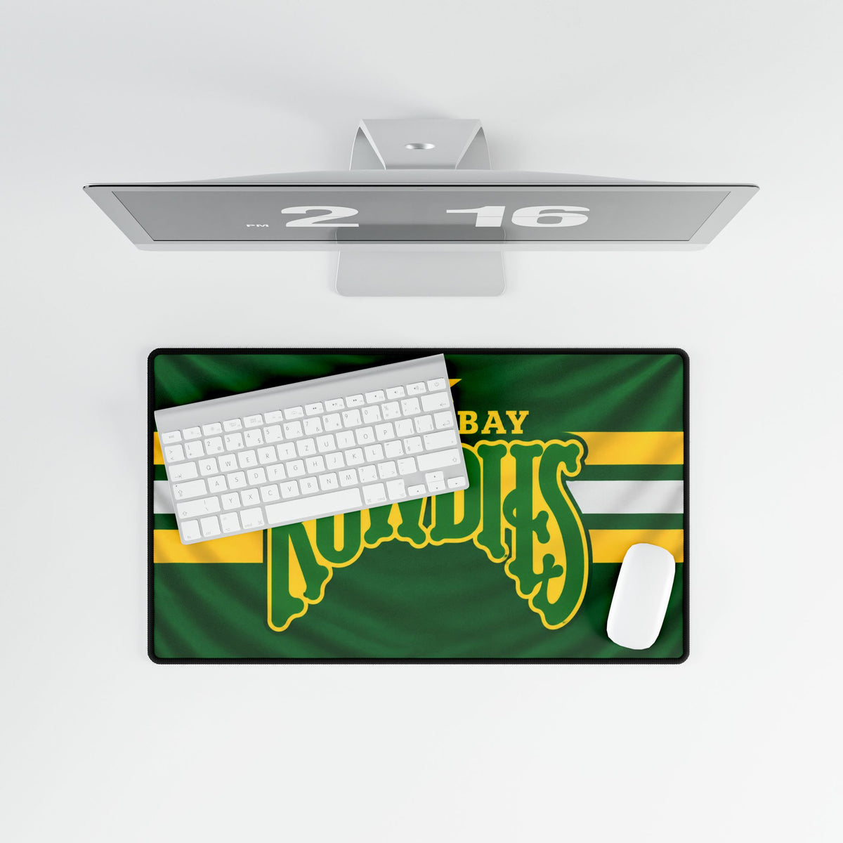 Tampa Bay Rowdies Desk Mat — Green & Gold Soccer Gaming Mouse Pad