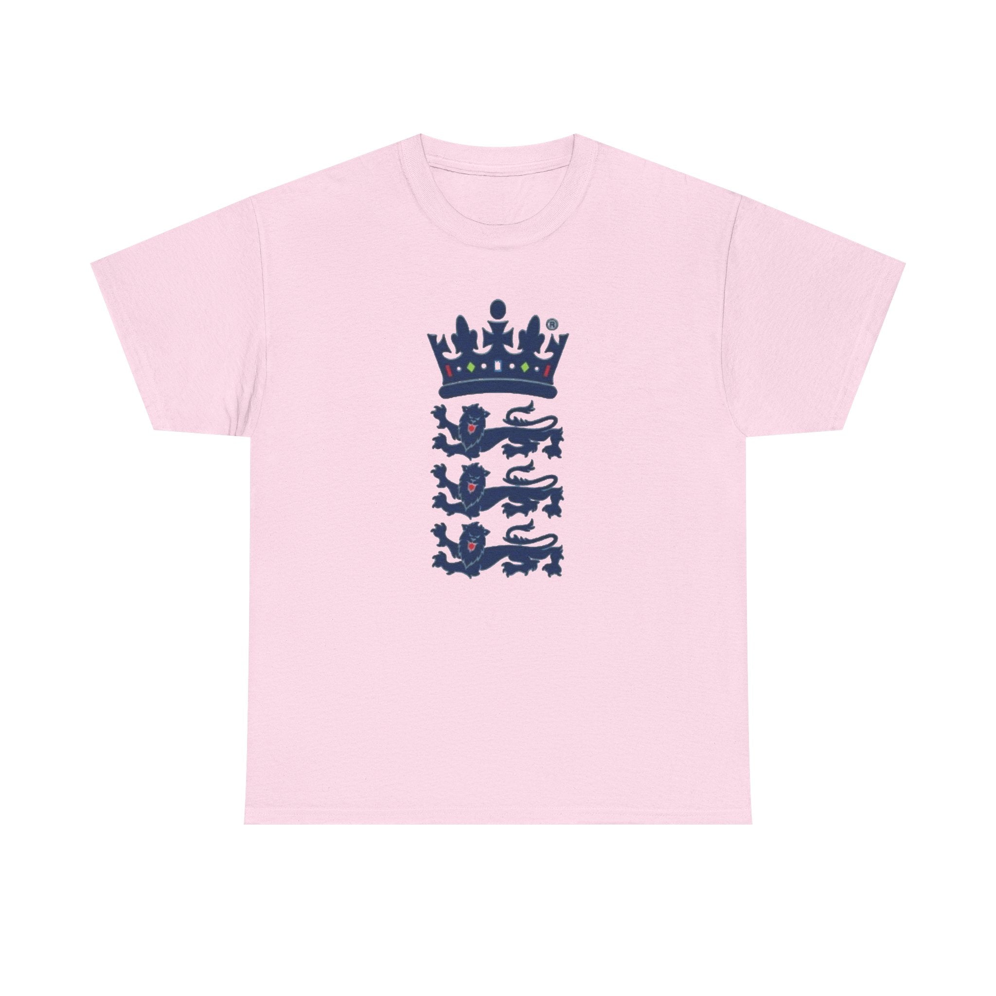 English Cricket T-Shirt — Vintage Cricket Crest Tee