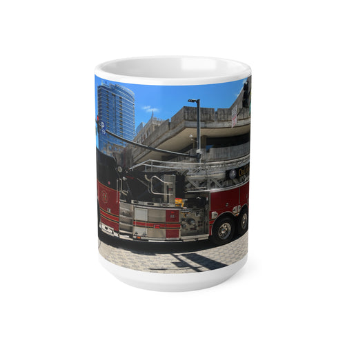 City of Orlando Fire truck Photo Ceramic Coffee Mug — City Engine 11oz & 15oz