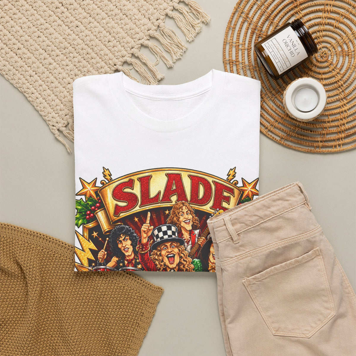 Slade it's Christmas Unisex Heavy Cotton Tee