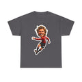 Beckham Caricature Cotton T-Shirt — Retro Football Player Graphic Tee