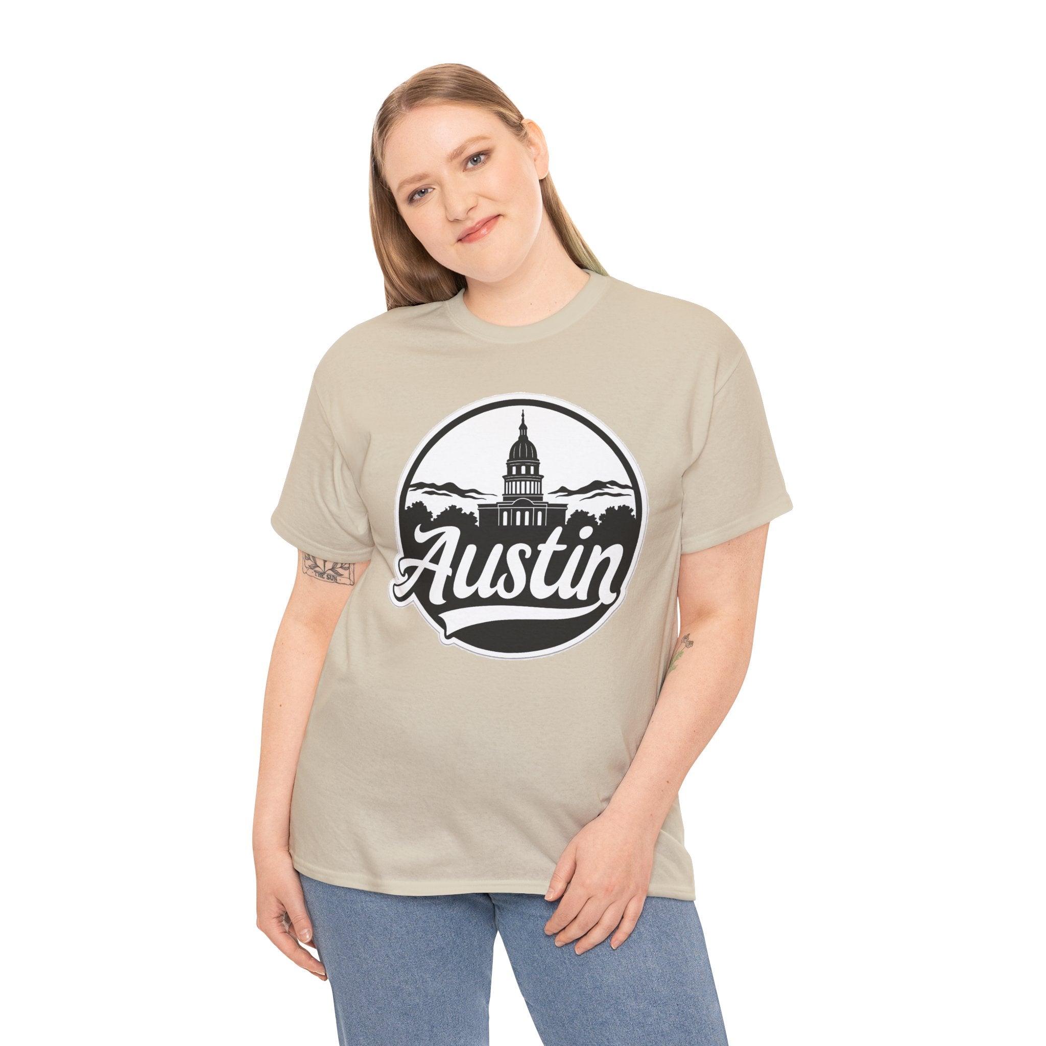 Austin Capitol Graphic Cotton T-Shirt / Tee