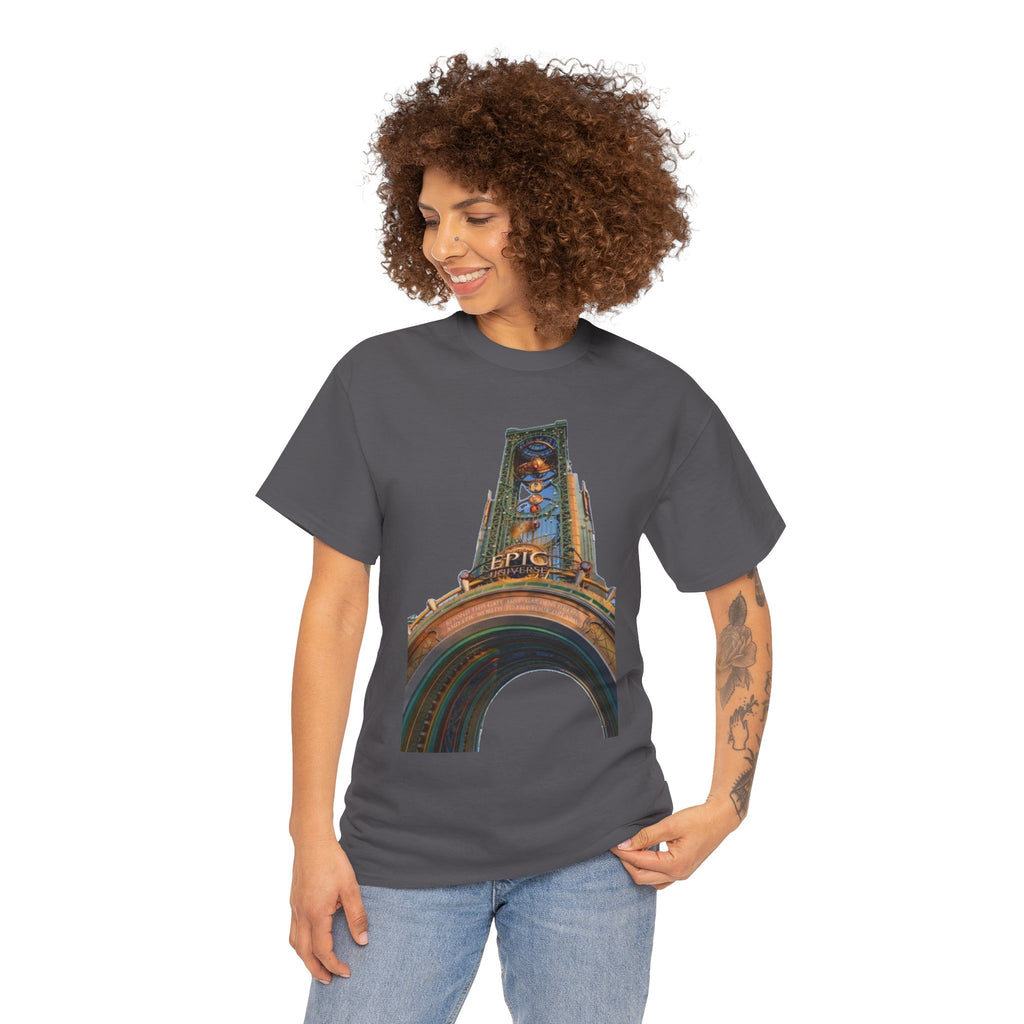 Epci Universe Vintage Theater Arch Graphic Tee — 'Epic' Retro Marquee T-Shirt