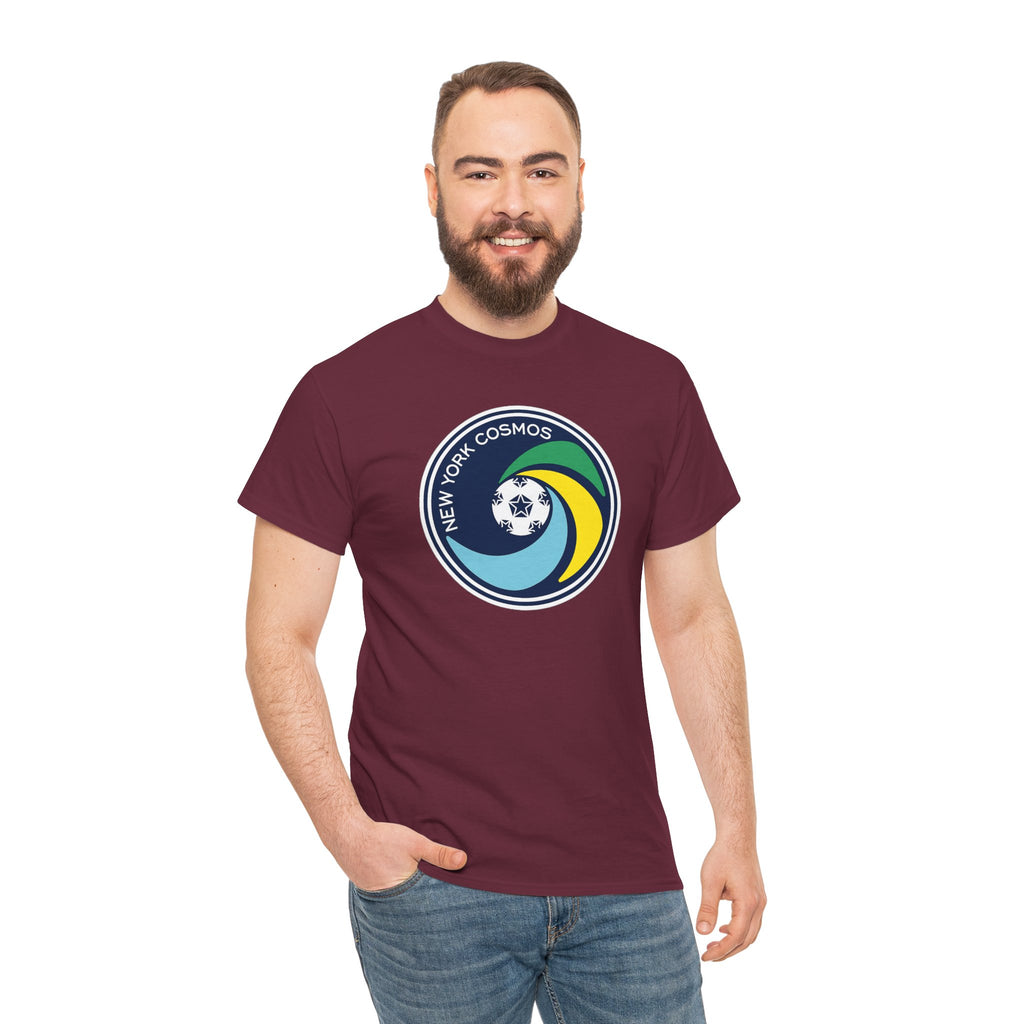 New York Cosmos Retro Logo Cotton T‑Shirt — Vintage Soccer Tee