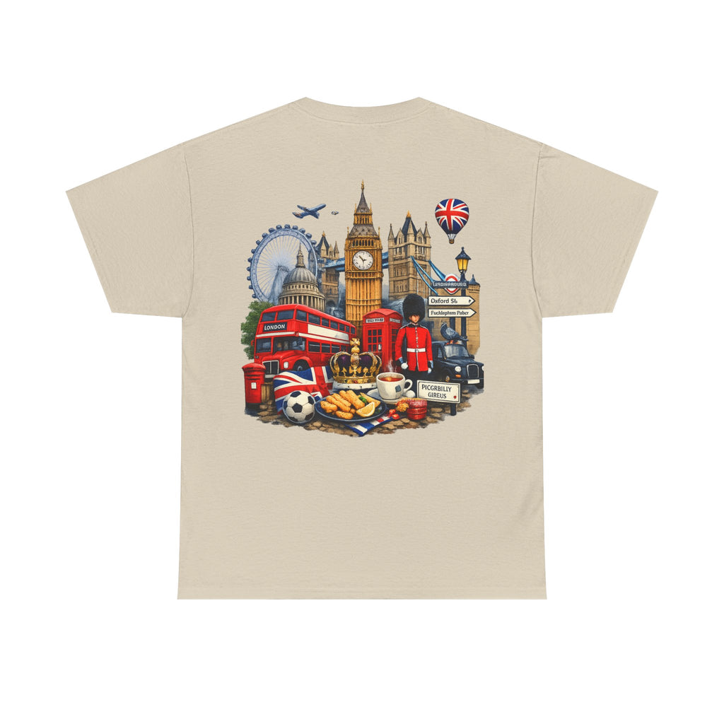 London Landmarks T‑Shirt — British Icons Collage Tee