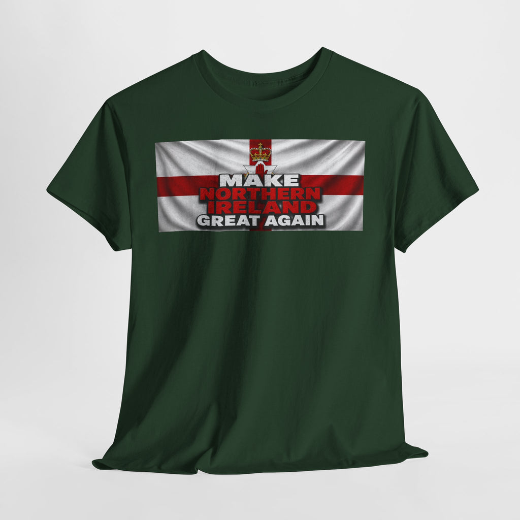 Northern Ireland Collage Tee — "Make Northern Ireland Great Again" Graphic T-Shirt
