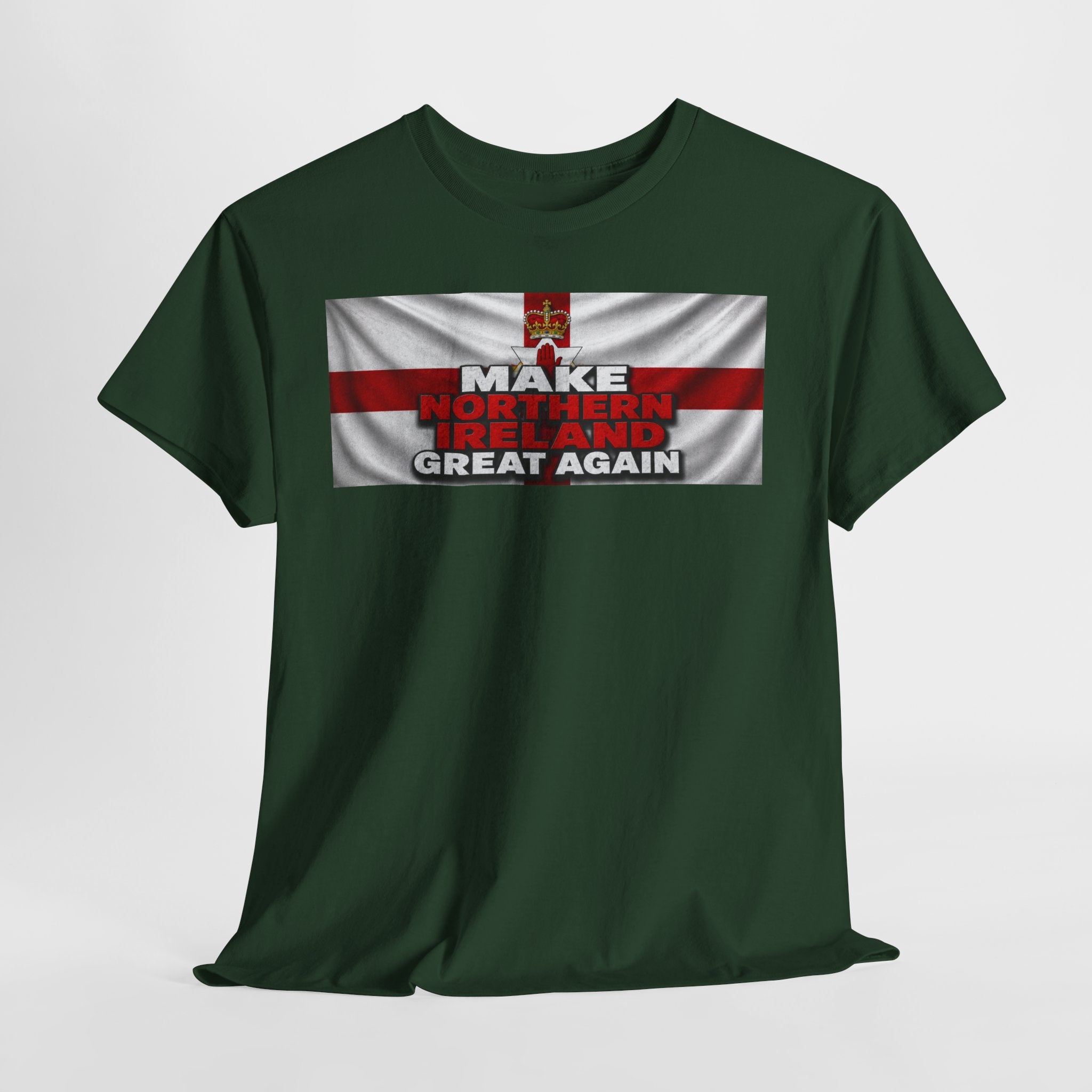 Northern Ireland Collage Tee — "Make Northern Ireland Great Again" Graphic T-Shirt
