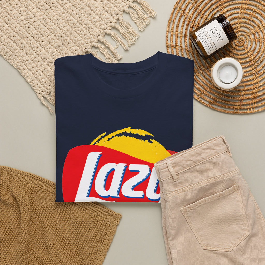 Lazy Logo T‑Shirt — Retro Snack-Inspired Graphic Tee