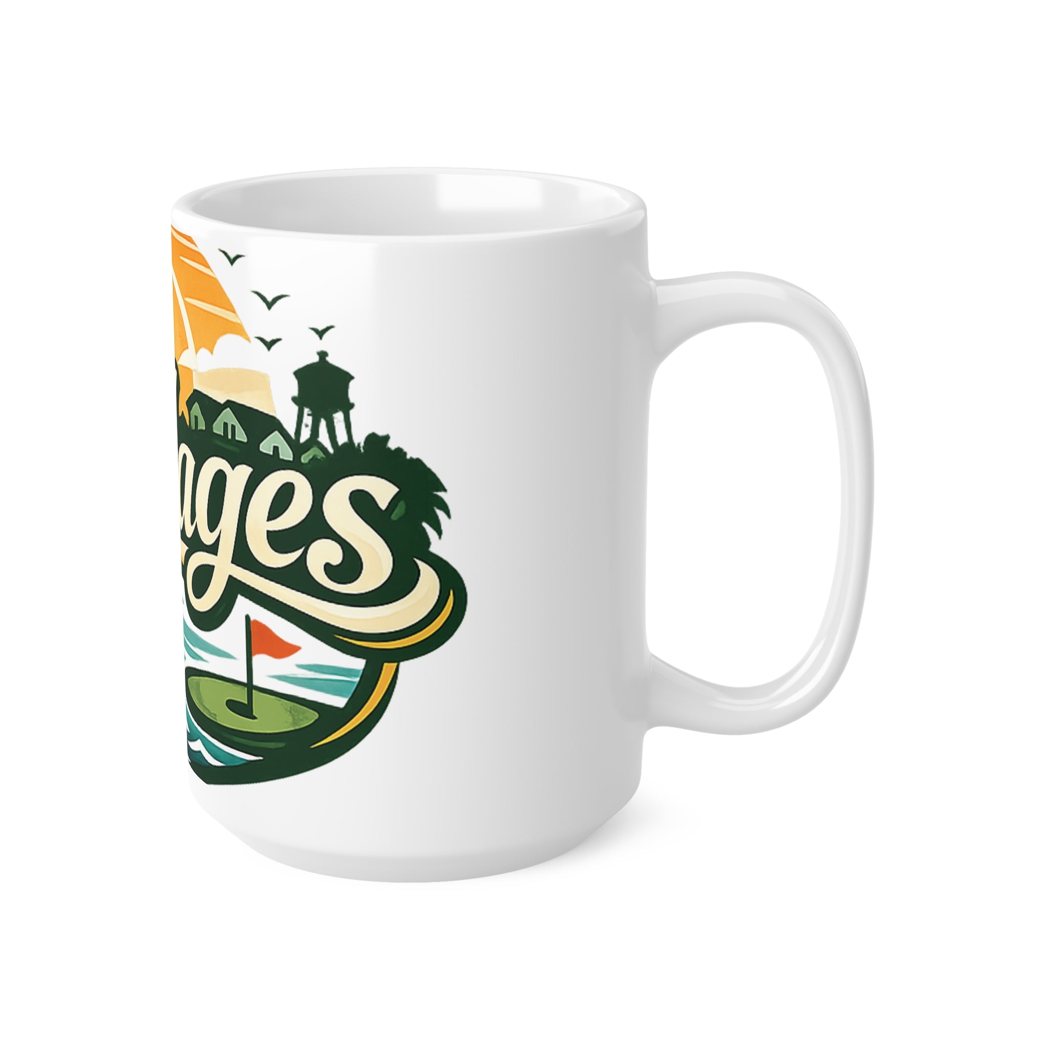The Villages of Florida Ceramic Coffee Cups, 11oz, 15oz