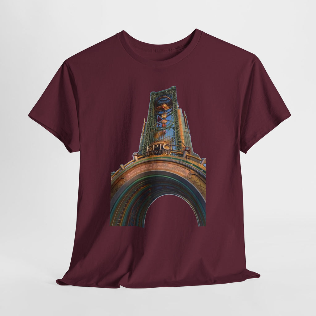 Epci Universe Vintage Theater Arch Graphic Tee — 'Epic' Retro Marquee T-Shirt