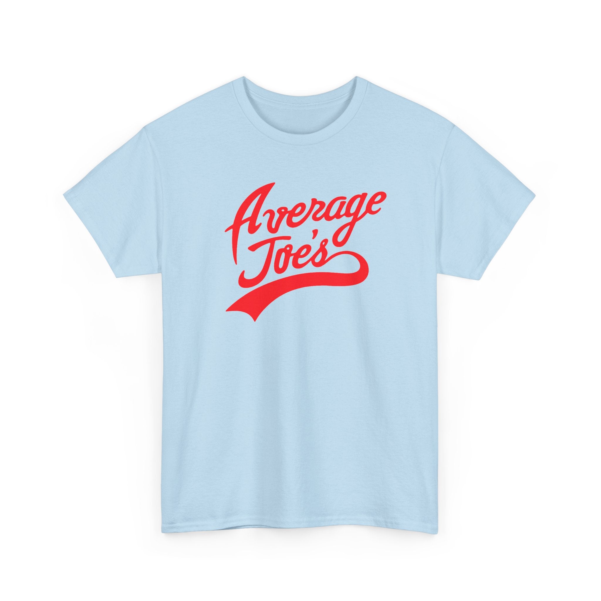 Average Joe's Graphic Tee — Retro Script White T-Shirt