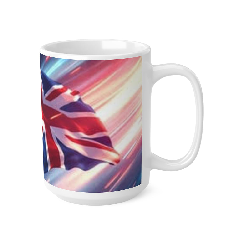 Union Jack Flag Ceramic Coffee Mug — British Flag 11oz & 15oz