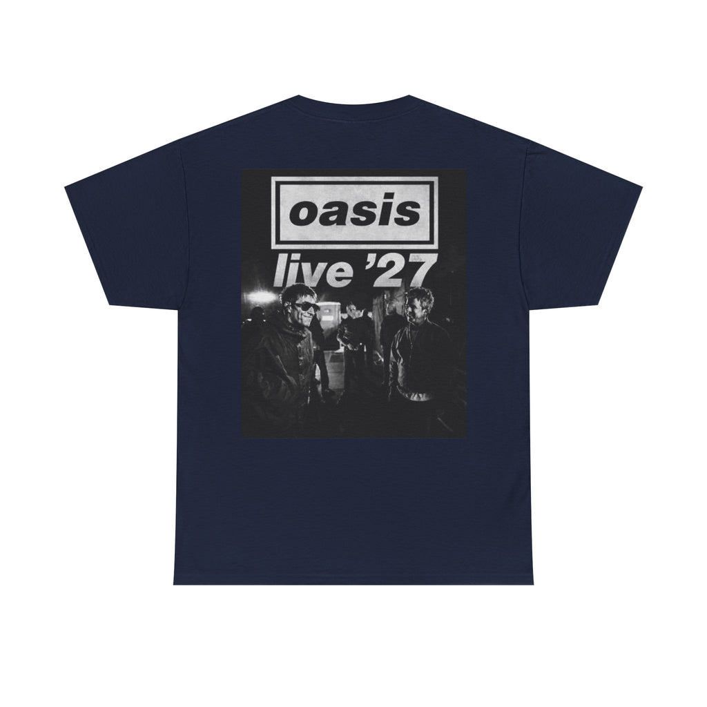 Oasis 'Live '27' Band Tee — Vintage Rock Concert T-Shirt