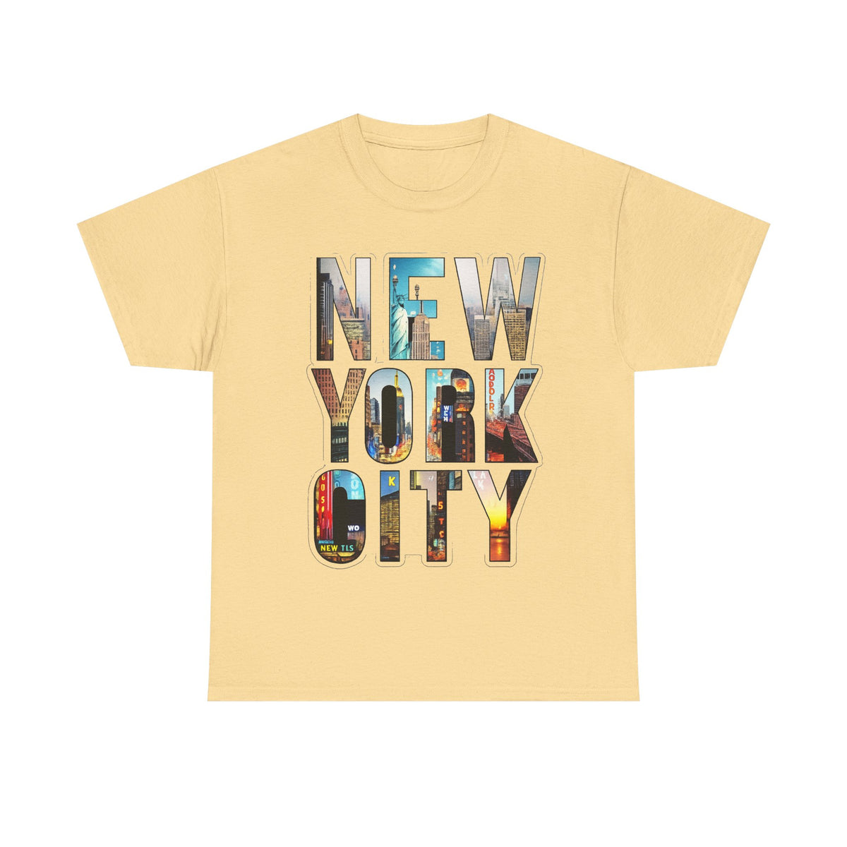 New York City Photo-Block Tee — Vintage Skyline Graphic T-Shirt
